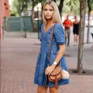 Denim dress